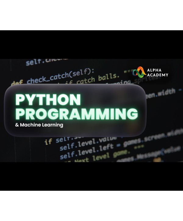 Python Programming & Machine Learning Alpha Academy Code Key GLOBAL